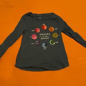 Gap kids moon phase shirt